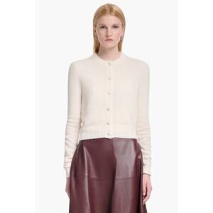 Altuzarra Thea Cardigan Sweater in Ivory L